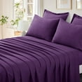 thumbnail image 6 of RUIKASI 7 Pieces Purple Full Bed Comforter Set with Sheets - Bed in a Bag with Comforter and All Season Sheets, Pillowcases, 6 of 10