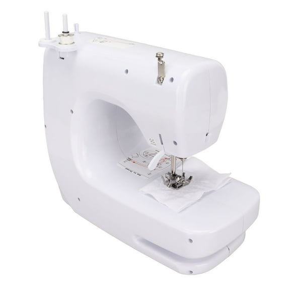 Machine à Coudre Portative pour la Maison, Machine de Raccommodage Multifonction avec Pédale pour Débutants, Enfants, Femmes