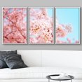 thumbnail image 3 of wall26 Framed Canvas Print Wall Art Set Vibrant Japanese Cherry Blossom Flower Botanical Floral Photography Realism Decorative Nature Colorful for Living Room, Bedroom, Office - 24"x36"x3 W, 3 of 5
