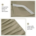 thumbnail image 3 of Unique Bargains Polyester Ruffled Bed Skirt with 16" Drop Twin Khaki, 3 of 7