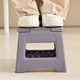 thumbnail image 6 of Folding Step Stool,Compact & Small Storage Size - Portable Collapsible Plastic Step Stool,Non Slip Folding Stools for Camping, Fishing, Travel, Gardening(Gray), 6 of 6