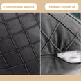 thumbnail image 3 of Funda de almohada decorativa de terciopelo de 18x18 ", 1 Juego de 2 sofás, juego de fundas de almohada, juego de rayas tapizadas cuadradas para sala de estar, 3 of 5