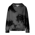 thumbnail image 7 of Mercatoo Hooded Sweatshirt for Girls Long Sleeve Tie Dye Pullover Shirt Kids Fall Sports Tops with 𝗞angaroo Pocket, 7 of 7