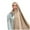 Beige, variant on Clearance! Hontri 1Pc Scarf under $10, Muslim Head Scarf Solid Color Long Scarf Wrap Scarves Cotton Scarf for Women Fashion On Sale