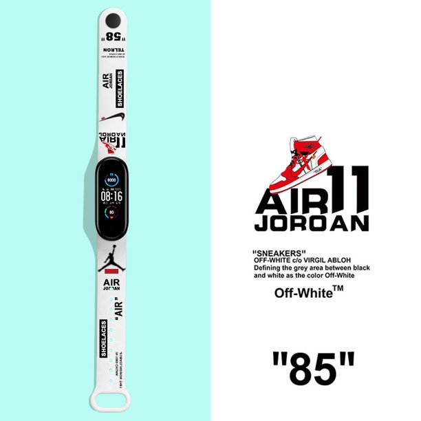 wirstband banda de silicona moda dibujos animados patrón correa para xiaomi mi band 5 4 3 para xiaomi miband 5 6 7 correa de reloj Gao Jiahui unisex