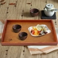 thumbnail image 3 of Decorative Wooden Tea Tray, Tea Tray, Solid Wood Kitchen For Home, 3 of 8