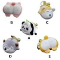 thumbnail image 4 of 2Pcs Peluche Poupée Porte-Clés Mignon Peluche Figure Bande Dessinée Porte-Clés Collection Sac à Main Sac Pendentif Décoration Anniversaire Enfants Shiba Inu, 4 of 7