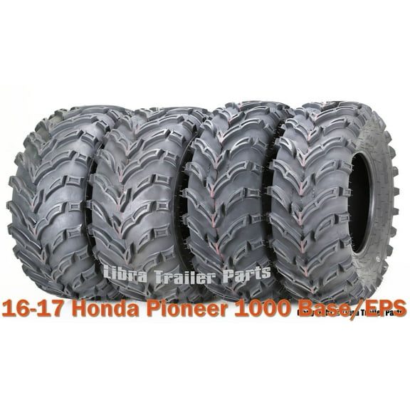 16-17 Honda Pioneer 1000 Base/EPS ATV Tire Set 27x9-12 & 27x11-12 /6PR