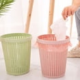 thumbnail image 4 of Bearachild Cesta de papel con cubo de basura hueco para espacios limpios, cesta de basura práctica y práctica Suministros de limpieza para el hogar Azul S, 4 of 6