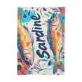 thumbnail image 6 of Yayeee Tablecloths for Rectangular Tables 54 x 54 inch Party Table Cover, Yellow Sardines Pattern, 6 of 6