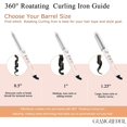 thumbnail image 4 of Rotating Curling Iron,1 Inch Rotating Curling Iron with Adjustable 5 Temps, Dual Voltage, Instant Heat to Max 450°F,Auto Shut-Off for Short and Long Hair, 4 of 5