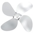 thumbnail image 4 of 4 Leaves Fan Blade, Easy To Install Automatically Aadjusts Appliance Fan Blade, For Stove Wood  Silver, 4 of 8