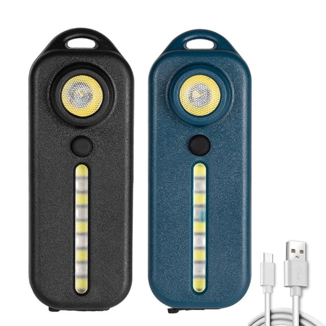 Lámpara Luz trasera de bicicleta impermeable seguridad MTB ciclismo de advertencia con Clip (negro)