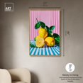 thumbnail image 5 of Lemon Grove Lines Canvas Print Summer Art Prints by Art Remedy, Gold Frame, 30 x 45, 5 of 7
