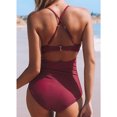thumbnail image 3 of Bathing Vintage Stripe Bikini Women’s Lace Fashion Suit Swimwear Sets Beach Skirt Sets for Juniors, 3 of 6
