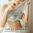 thumbnail image 4 of Vente de Liquidation 2025 Soutien-Gorge Femme Simple Sculptant Bretelles Réglables Haut Intégré Débardeur, 4 of 9