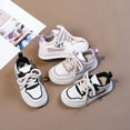 thumbnail image 4 of TIREOW Kids Boys Girls Y2k Platform Shoes Shoelace Walking Running Sport Shoes Ankle Flat Non Slip Sneaker Baby Panda Light Spring Summer Vacation Fashion Casual Shoes, 4 of 5