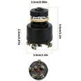thumbnail image 5 of 12V Universal Car Auto 3 Position ON OFF Start Ignition Switches with 2 Key, 5 of 10