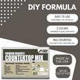 thumbnail image 3 of TechMix Premium Concrete Countertop Mix Gray Solid Surface 50 Pound, 3 of 7