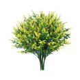 thumbnail image 1 of Flores Artificiales Naiovety 8 piezas decoración hogar DIY ramos boda amarillo, 1 of 6