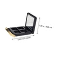 thumbnail image 3 of 2pcs Eyeshadow Mirror Palettes Empty Eyeshadow Organizers Make Up Containers, 3 of 8