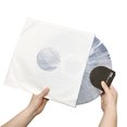 thumbnail image 3 of 2pcs Record Cleaner Handler Mitt Black Vinyl Record Clip Disc Cleaning Protection Pad Lightweight No Fingerprints No Damage Anti-static for Vinyl LP Records, 3 of 8