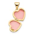 thumbnail image 3 of 14k Floral Heart Locket XL62 (15mm x 10mm), 3 of 3