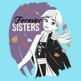thumbnail image 2 of Girl's Frozen 2 Forever Sisters Anna Graphic Cropped T-Shirt Blue X Large, 2 of 3