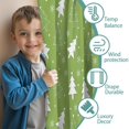 thumbnail image 3 of Blackout Kids Curtains,Green Christmas Tree Pattern Childrens Insulated Curtains Set Of 2,Bedroom Essentials,Toddler Room Decor 42"x54", 3 of 5