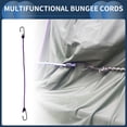 thumbnail image 2 of Cuerdas Elásticas Únicas con Ganchos para Motocicletas, Remolques, Camiones, Carga, Cuerdas Elásticas Ajustables con Hebilla de Metal Púrpura 4pcs 80cm, 2 of 7