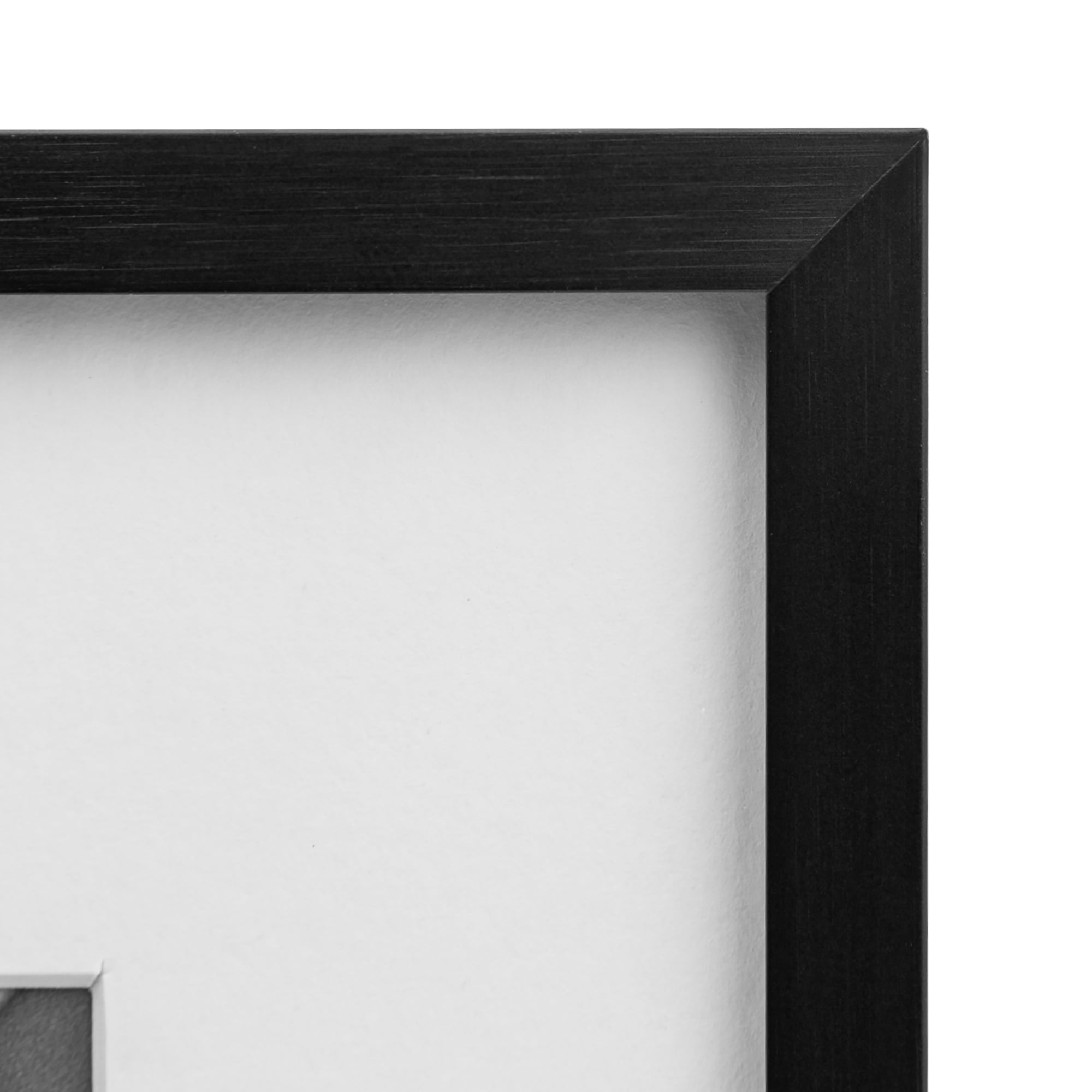 Better Homes & Gardens – 8x10 Picture Frame – Black Matted Gallery Wall Photo Frame