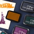 thumbnail image 2 of RAGUPEL Ink Pads for Stamps,Vintage Ink Pads for Stamping Stamp Ink Pad,Ideal for DIY Projects and Journaling Printing Table,Black, 2 of 7