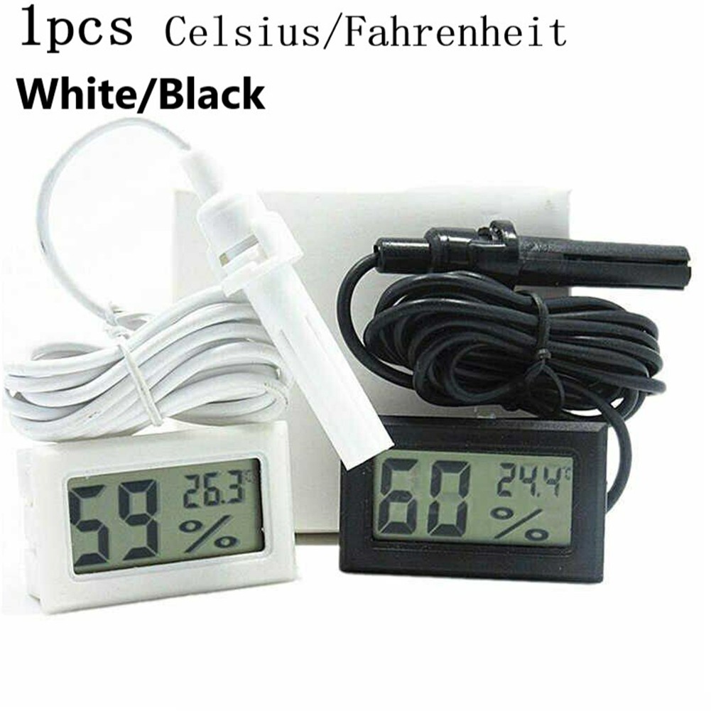 Wholesale Digital LCD Mini Digital Probe Thermometer Hygrometer With  Temperature And Humidity Meter Probe White And Black In Stock SN2476 From  Szyang, $1.91