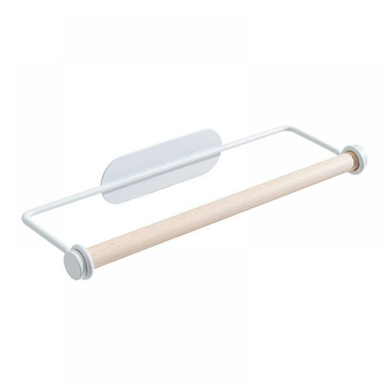 Paper Towel Holder Wall Mount Wrought Iron Towel Rack Easy Install, Fit  Family Size Rolls, Great for Kitchen, Bathroom