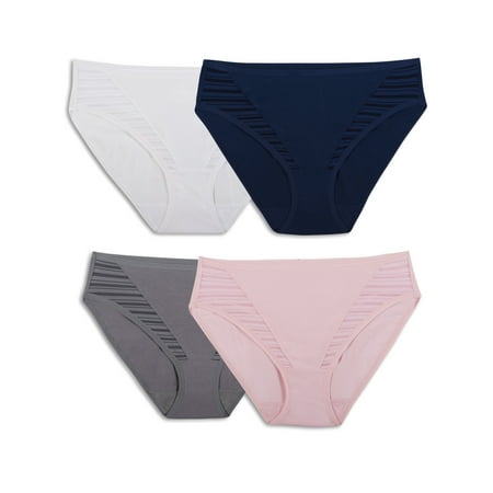 

Fruit of the Loom Women s CoolBlend Hi-Cut Underwear 4 Pack Sizes S-2XL