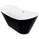 thumbnail image 1 of Tina de Baño Bañera Premium 2 personas 326 Litros 400Kg 170x72x70cm Fibra de Vidrio Gel Coat Doble Salida de Agua Boton Push, 1 of 8