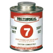 Rectorseal No. 7 Pipe Thread Sealants, 1 Pint Can, Black