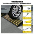 thumbnail image 3 of KFFKFF Incline Ramp, Dual Pack, 2.6" Elevation, Sturdy Rubber Ramps, Robust 33069 lbs Load Bearing Ramp, Threshold Bridge Ramps for Loading Bay Garage Walkway, Comprehensive Ramp Kit, 3 of 9