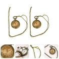 thumbnail image 4 of 2pcs Vintage Pocket Watch Clamshell Hanging Pocket Watch Embossed Pocket Watch, 4 of 9