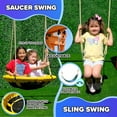 thumbnail image 3 of Ultimate Backyard Playset: Slide, Swing & Sandbox, 3 of 7