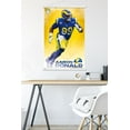 thumbnail image 5 of NFL Los Angeles Rams - Aaron Donald 21 Wall Poster with Wooden Magnetic Frame, 22.375" x 34", 5 of 6