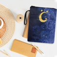 thumbnail image 4 of HELLHERO Book Sleeve Protector for Reading Lovers, Book Storage Bag, Pocket, Book Carrying Case for Hardcover Notebook Bible Journal Moon Stars, 4 of 8