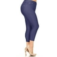 thumbnail image 2 of Women's Plus Size Casual Jean Jegging Pants Stretchy Comfort Pocket XL 2XL 3XL, 2 of 5