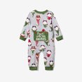 thumbnail image 3 of Conjunto de pijama de manga larga con estampado de gnomos navideños para toda la familia (resistente al fuego), 3 of 5