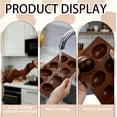 thumbnail image 4 of Clearance! 8-Cavity Easter Egg Shape Silicone Molds, 1Pc Food-Grade Baking Supplies for DIY Cake Decor, Chocolate, Candy, Jello, Pastry, Muffin, Bread, Ice Cube, Easter Gift for K*ids B*oys G*irls, 4 of 8