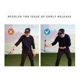 thumbnail image 4 of Golf Swing Trainer Golf Kinetic Energy Transfer Handle Swing Training Aids Golf Conversion Handle For Men Women Beginner Blue, 4 of 6