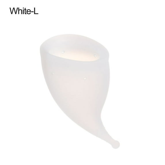 Hot Hygiene Product Pads Reusable Female Menstrual Cup Menstrual Medical Silicone Cup Lady Cups WHITE L