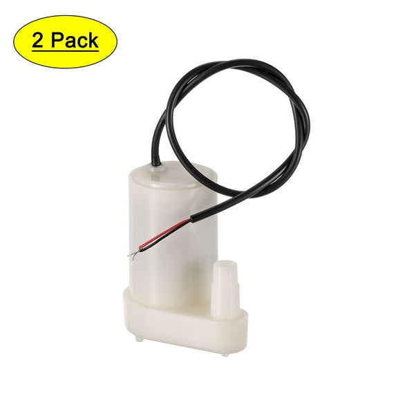 Uxcell DC 4.5V Vertical Style Micro Submersible Mini Water Pump, 2 Pack