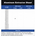thumbnail image 2 of Extrusión de aluminio Seekliny V Slot 2020, 500 mm, plata x10, 2 of 7