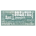 thumbnail image 1 of Gango Home Decor Casual Bathroom Typography by Dee Dee (Printed on Paper); One 18x8in Unframed Paper Poster, 1 of 3